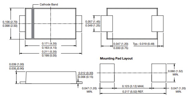 Vishay Semiconductors Surface Mount PAR® Transient Voltage Suppressors